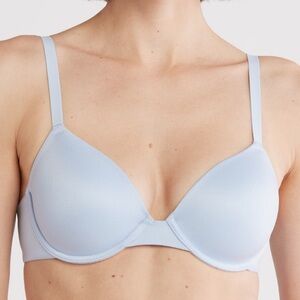 Natori Revelation Contour Underwire Tee Shirt Bra, 36DD, (36E) Blue‎ Mist, NWT